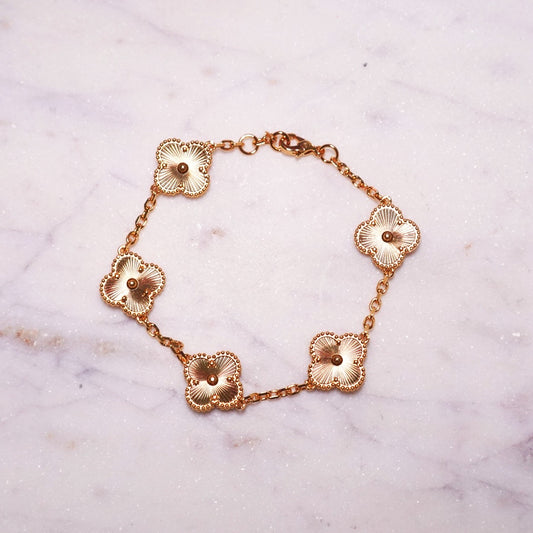 Luxe clover bracelet