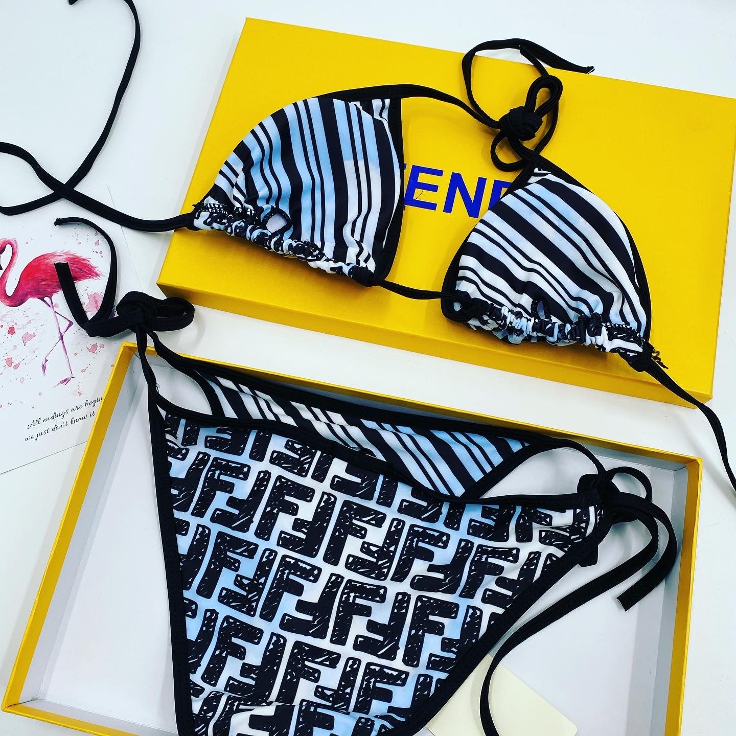 Fenny monogram bikini