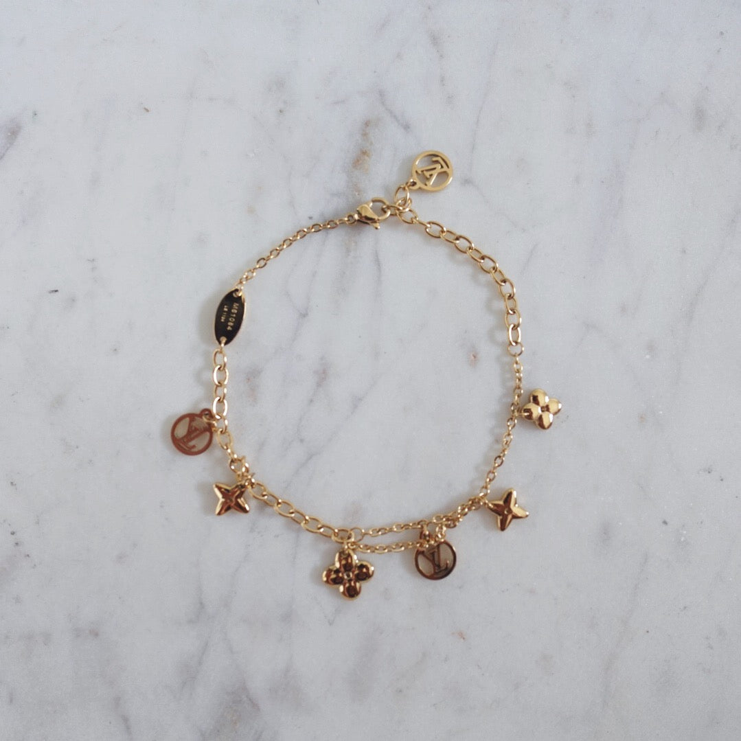 Louie charm bracelet