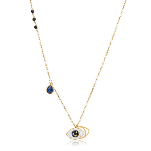 Blue Evil Eye Necklace