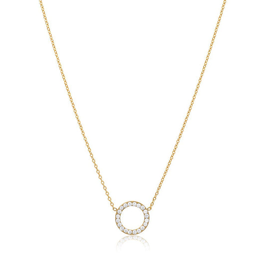 Open circle necklace