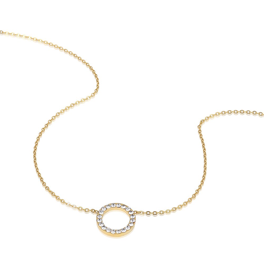 Open circle necklace